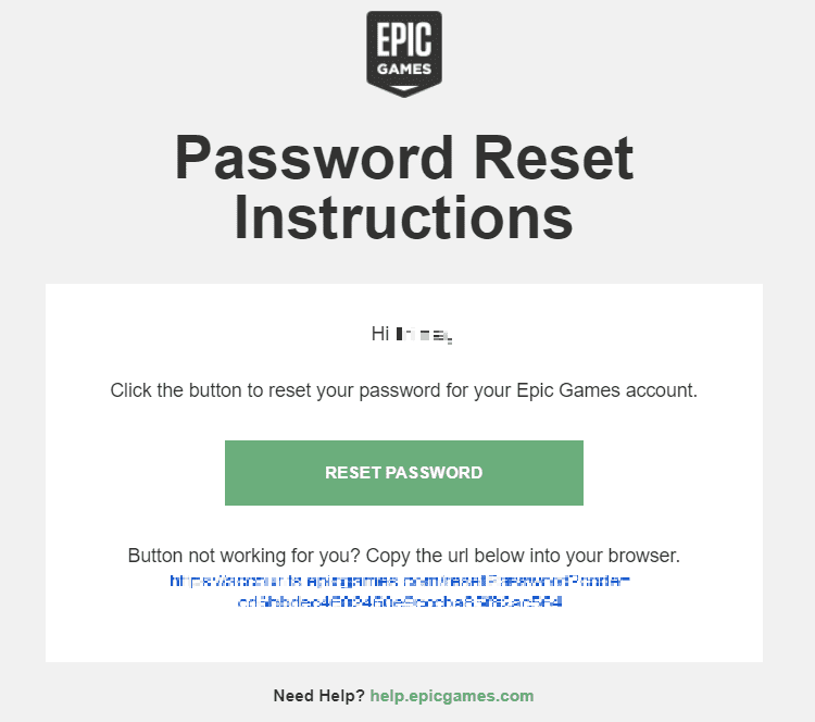 Password Reset Instructions