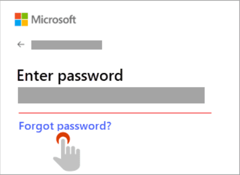Forgot password