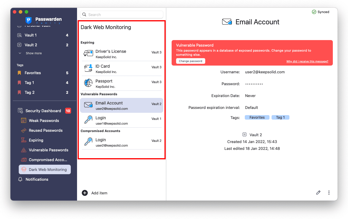 DWM Full List of Events